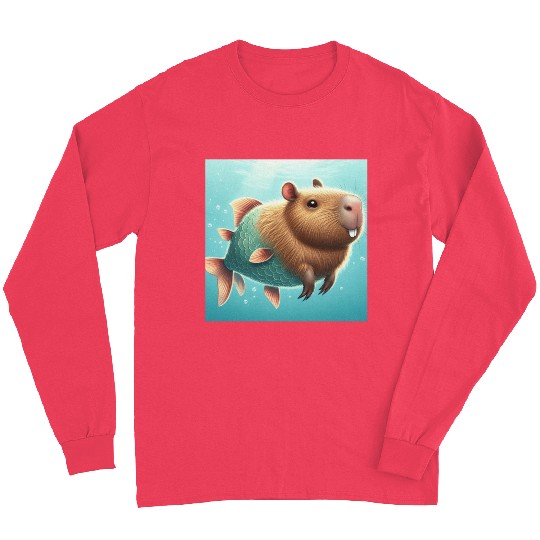 The capybara-fish Long Sleeves