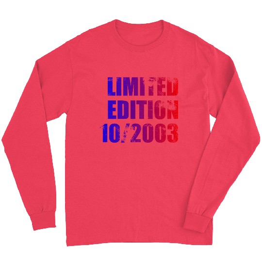 21st birthday Limited Edition 10/2003 Long Sleeves