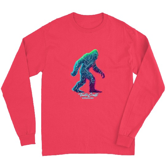 Sasquatch topo lines Long Sleeves