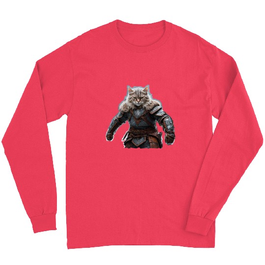 VIking cat Valhalla calling Long Sleeves