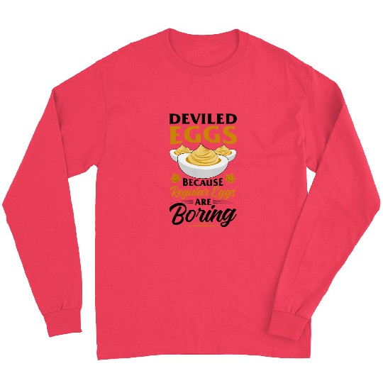 Funny Deviled Eggs Designs For Deviled Egg Lover Long Sleeves