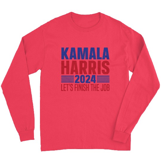 Kamala Harris 2024 for President Vote Tim Walz Long Sleeves