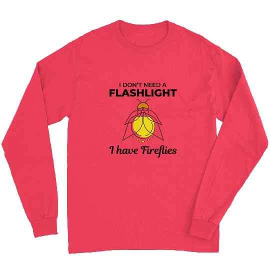 Fireflies Firefly Lightning Bug Insect Collector Long Sleeves