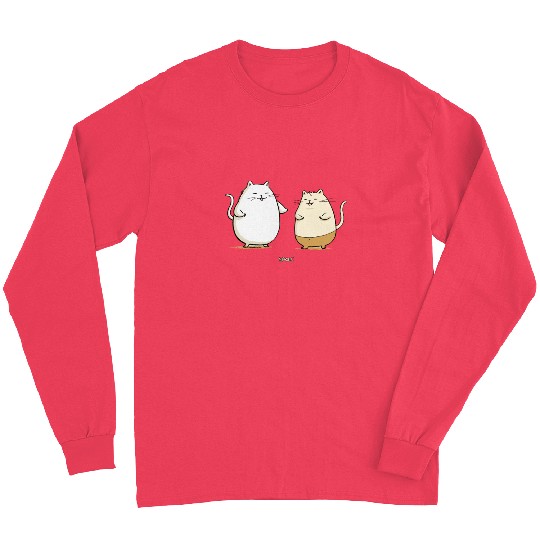 Chubby Cat Friends Long Sleeves