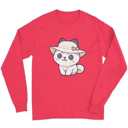 Meow Series: Summer Style Kitty Long Sleeves