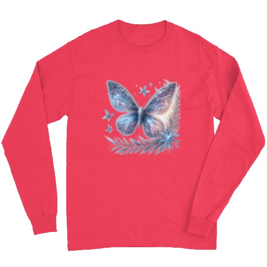 Colorful Butterfly Design – Enchanting Art Long Sleeves