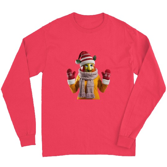 Winter Fruit Character Fun Long Sleeves
