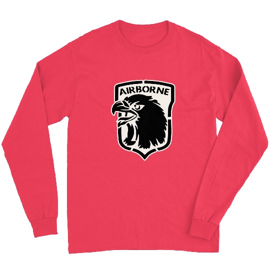 Airborne Eagle LIKE US ON FB #USAPatriotGraphics © Long Sleeves
