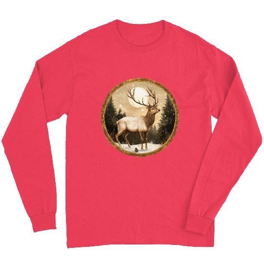 Deer Christmas / Santa Claus deer Long Sleeves