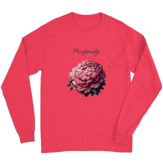 Peony of Prosperity: A Symbol of Wealth Long Sleeves