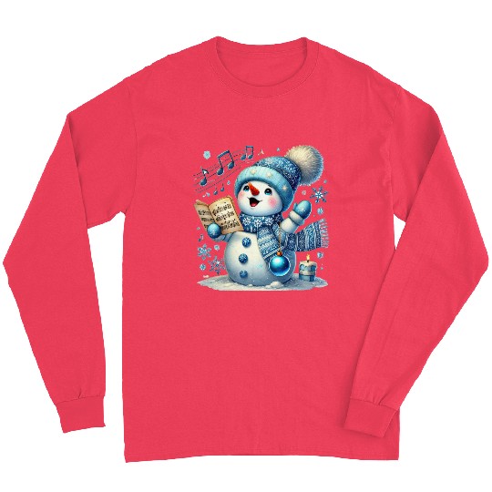 Snowman Christmas, Cute Christmas Long Sleeves