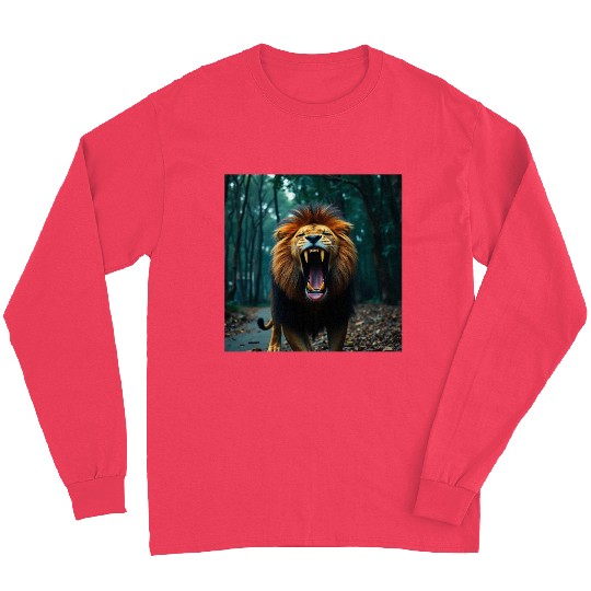 Angry lion Long Sleeves