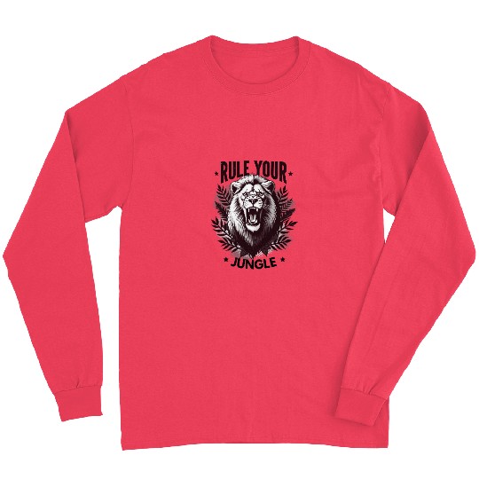 Fierce Lion King Inspirational Design Long Sleeves