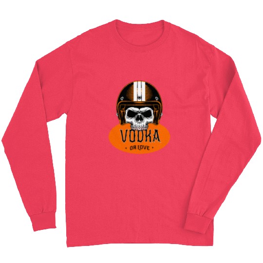 v is for vodka valentines VODKA RIDER Long Sleeves