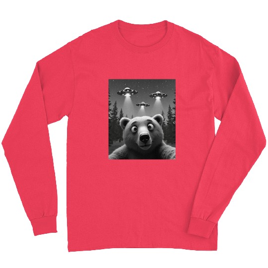 UFO Funny Bear Long Sleeves