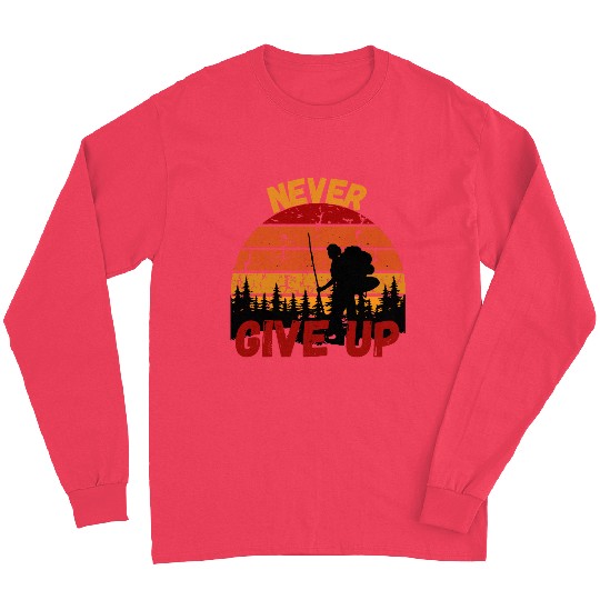 Never Give Up Forest Adventure Design Long Sleeves