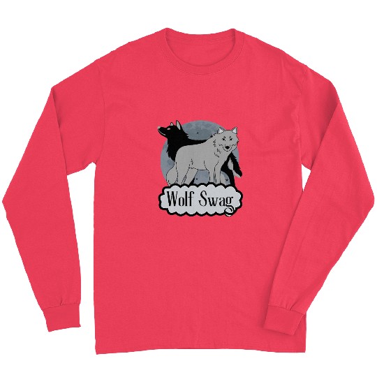 Black Wolf Swag | Wolf and Badge Long Sleeves