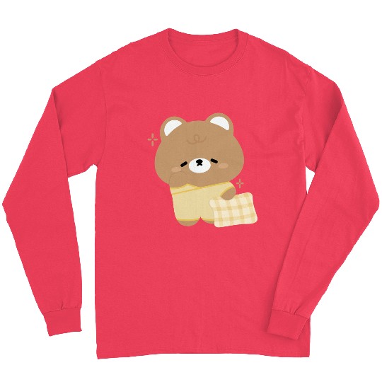 Sleepy Brown Bear Long Sleeves