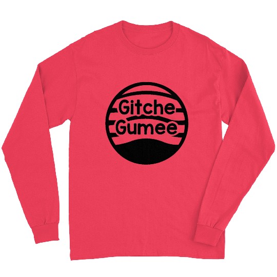 Gitche Gumee – Great Lakes Retro Design Long Sleeves
