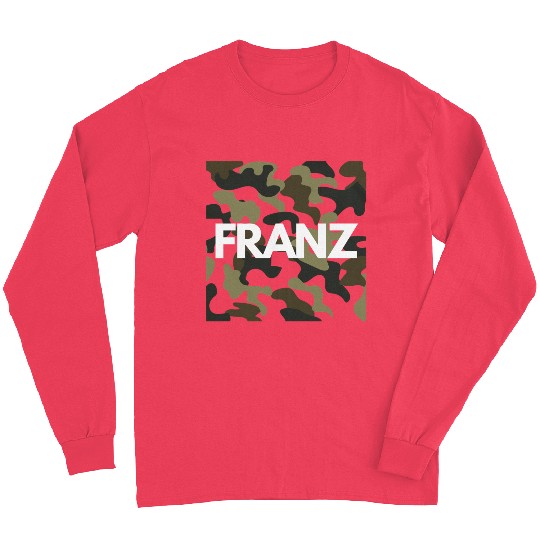 Franz Name Long Sleeves Men Good Quality Camouflage
