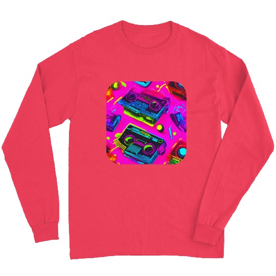 80s lifestyle oldschool pop Long Sleeves