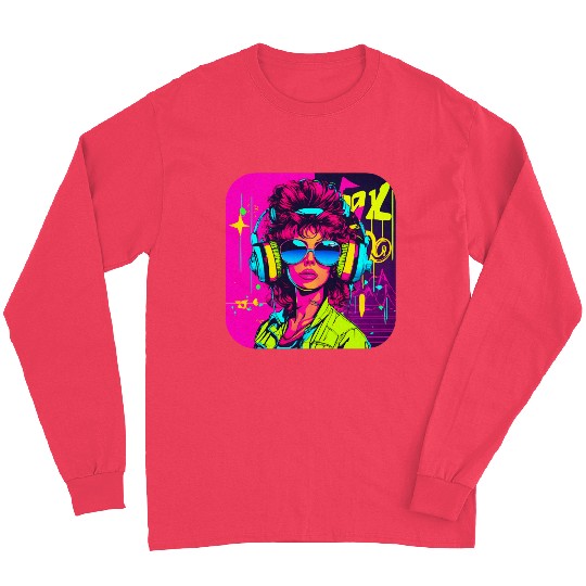iconic pop culture 80s style fashion Long Sleeves