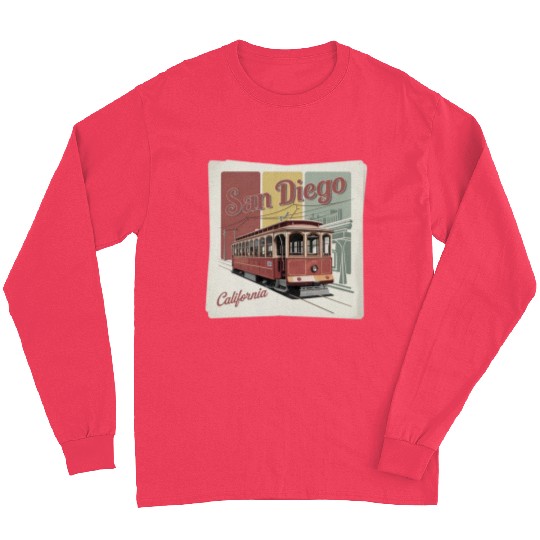 San Diego Gift for Beach and Surf Lovers Long Sleeves