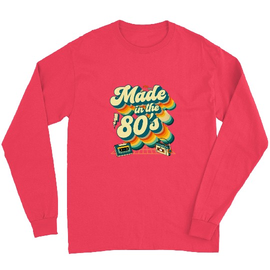 made in the 80s retro groovy Long Sleeves