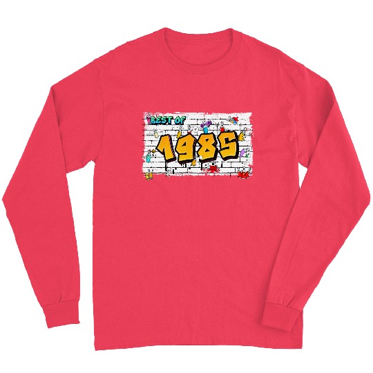 Best of 1985 Graffiti – 40 Years of Neon Nostalgia Long Sleeves