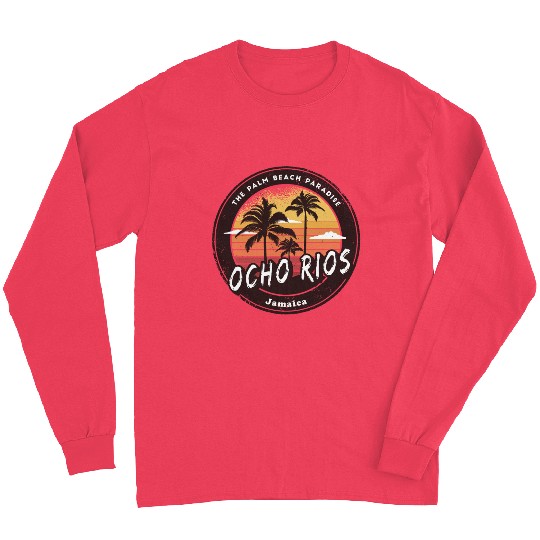 Ocho Rios Jamaica - Tropical Paradise Long Sleeves