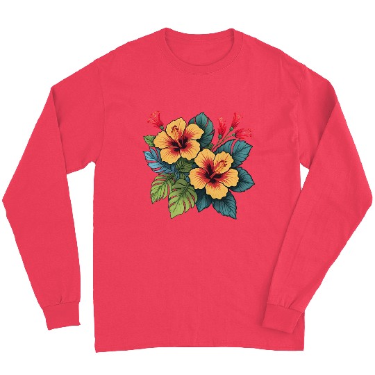 Hibiscus Long Sleeves
