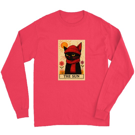 Grumpy Cat Tarot Card The Sun Long Sleeves