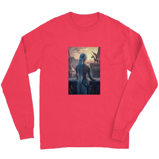 Dragon Queen at Sunset Long Sleeves