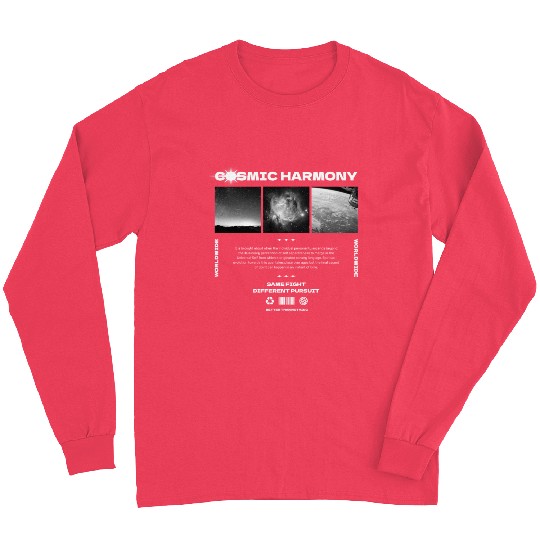 Celestial Space and Night Sky Artwork Long Sleeves