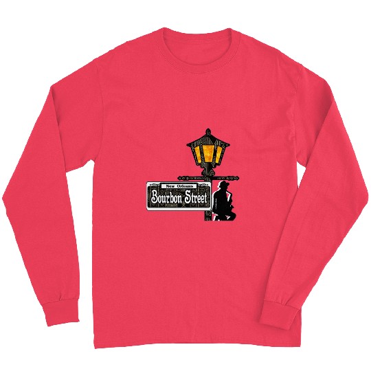 Bourbon Street Saxophonist  Long Sleeves