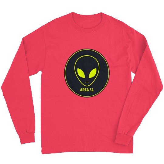 Area 51 Alien Logo Long Sleeves