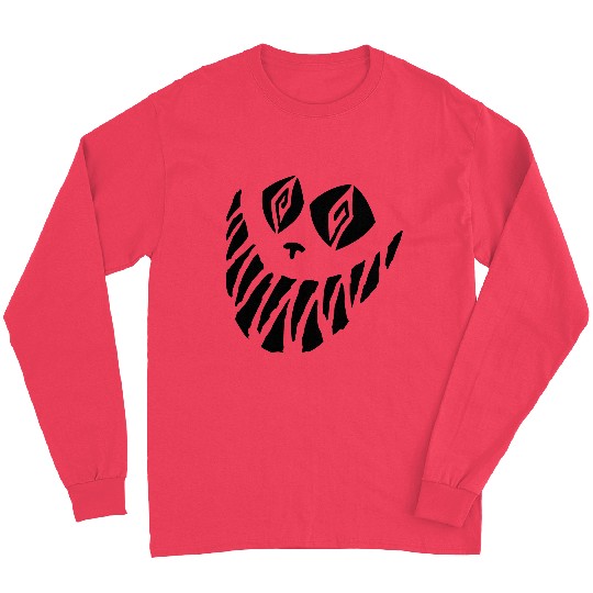 Crazy Cheshire Cat Face Long Sleeves