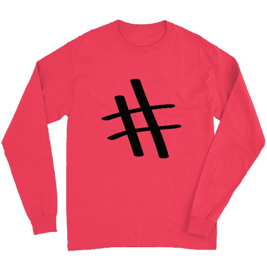 hashtag graffiti Long Sleeves
