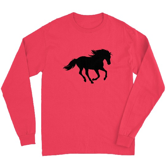 Horses, horse, riding, pony, cowboy, trot, Gallop Long Sleeves