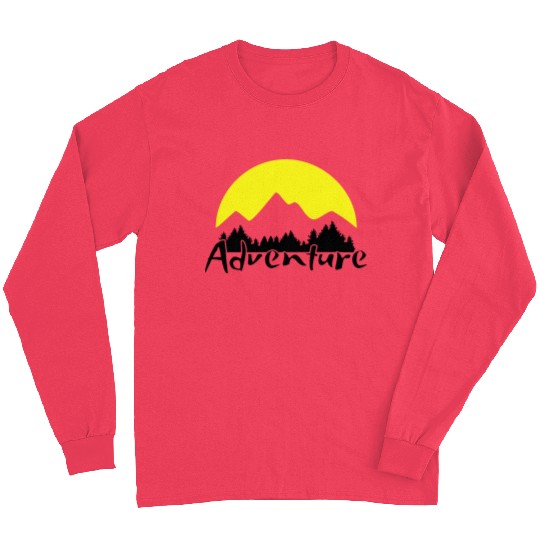 Nature Adventure, Mountains and Forest Long Sleeves