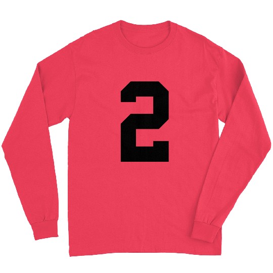 number 2 solid Long Sleeves