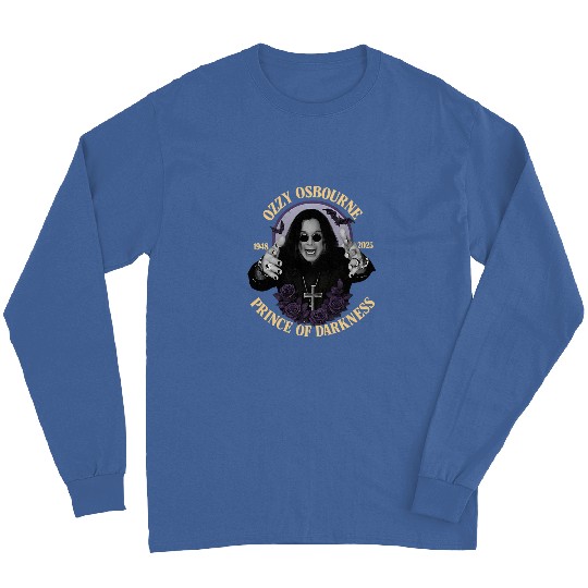 Ozzy Osbourne RIP Long Sleeves, Rest in Power Ozzy Long Sleeves, Prince of Darkness Long Sleeves, Ozzy Osbourne Memorial Long Sleeves