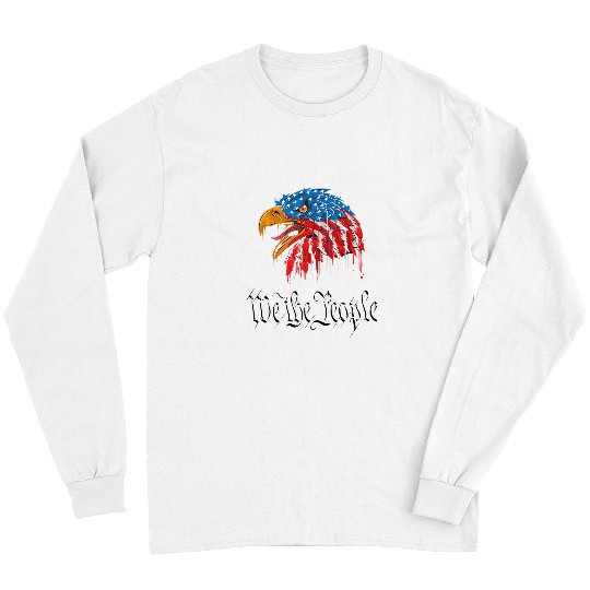 Eagle Flag For The People By The People America  21 Long Sleeves