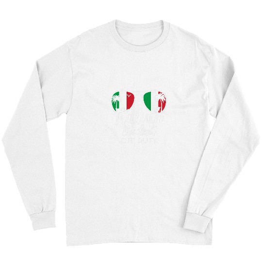 Italian Student Off Duty College Summer Vacation Italy Long Sleeves