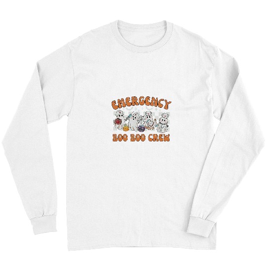 emergency boo boo crew cute nurses halloween er crew 1 Long Sleeves
