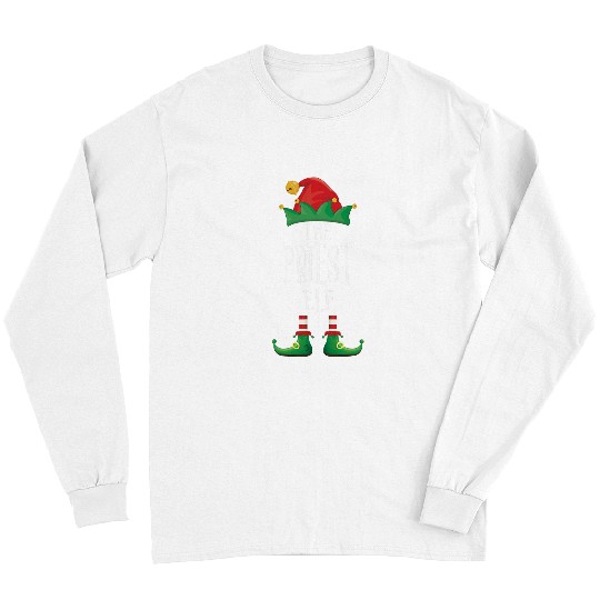 Priest Elf  Family Matching Pajamas Christmas Gamer Elf Long Sleeves