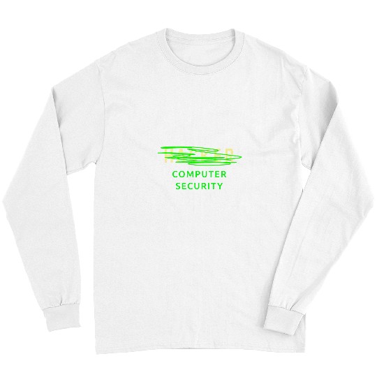 Computer Security Funny Programmer Hackathon Costume Long Sleeves