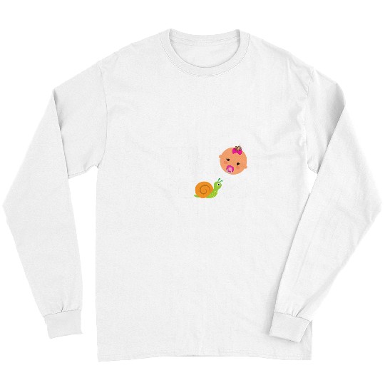 2nd Birthday Two Slow Funny 2 Year Old Toddler Snail Themed Long Sleeves