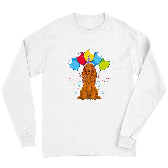 Dog Cocker Spaniel Lover Pet Animal Kids Birthday Dog Owner Cocker Spaniel Long Sleeves