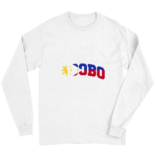 Adobo Pinoy Chicken Pork Rice Cuisine Philippine Flag Long Sleeves